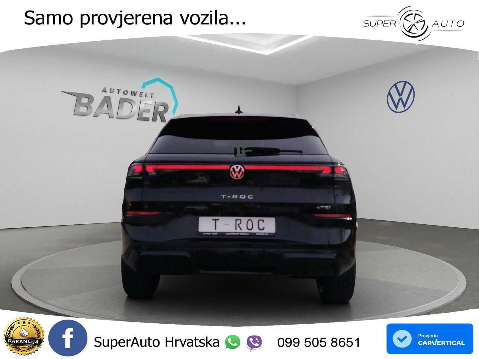 Volkswagen T-Roc 1.5 eTSI (150 KS)  DSG R-Line LED+GR SJED+ACC