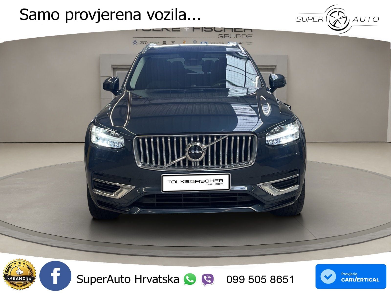 Volvo XC90 2.0 T8 AWD Automatic ACC+HEAD+4xGR SJED+360+PANO