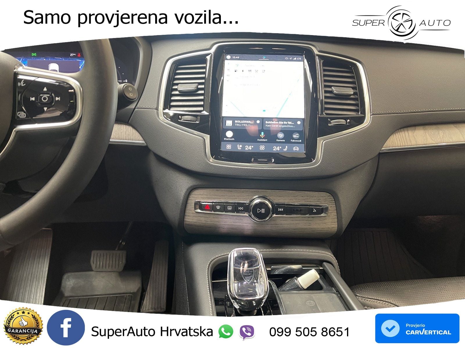 Volvo XC90 2.0 T8 AWD Automatic ACC+HEAD+4xGR SJED+360+PANO