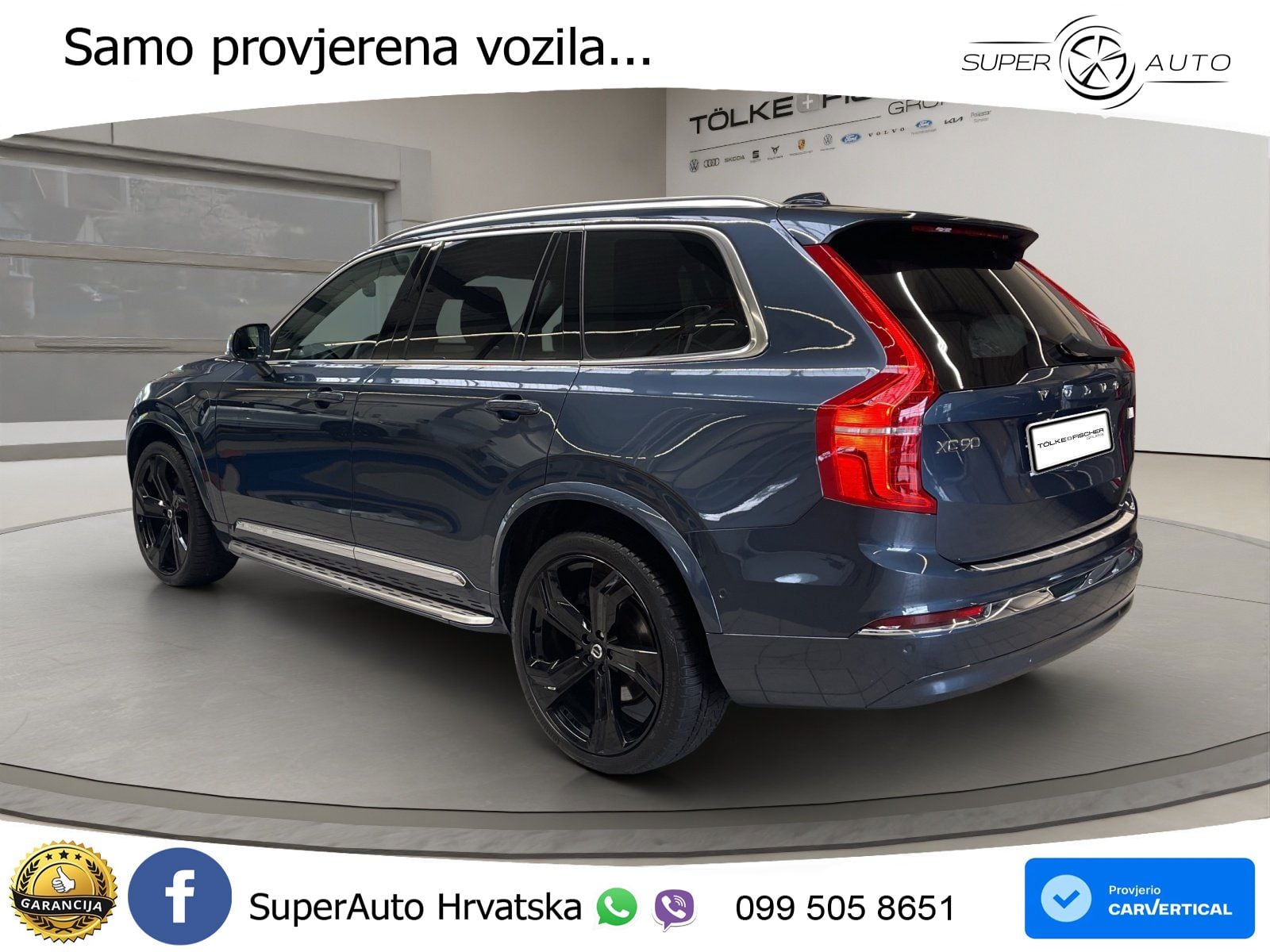Volvo XC90 2.0 T8 AWD Automatic ACC+HEAD+4xGR SJED+360+PANO