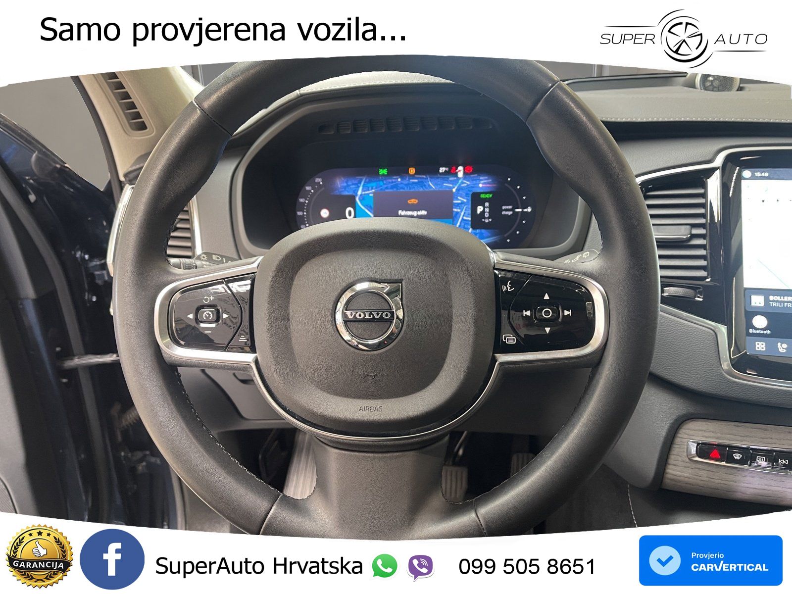 Volvo XC90 2.0 T8 AWD Automatic ACC+HEAD+4xGR SJED+360+PANO