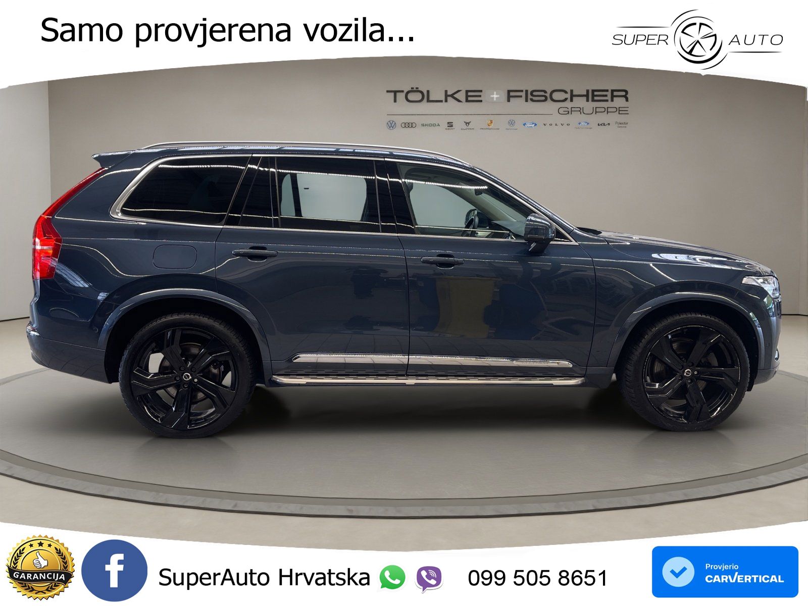 Volvo XC90 2.0 T8 AWD Automatic ACC+HEAD+4xGR SJED+360+PANO