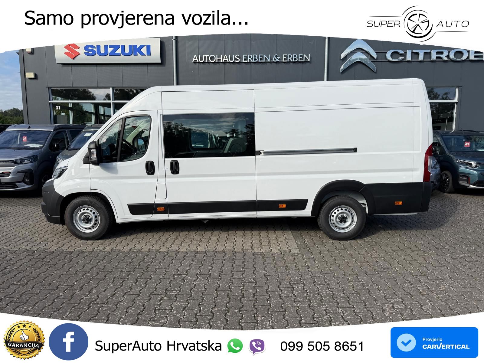 Citroën Jumper Kastenwagen L4H2 3,5 T Heavy Diesel 180 M 179 KS