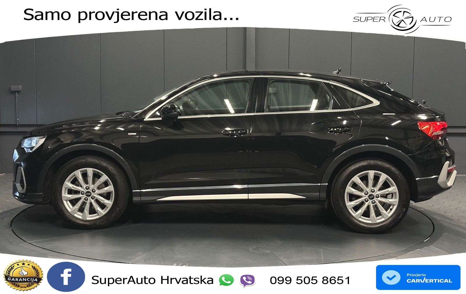 Audi Q3 Sportback 35 TDI (150 KS) S tronic S line LED+GR SJED+ACC