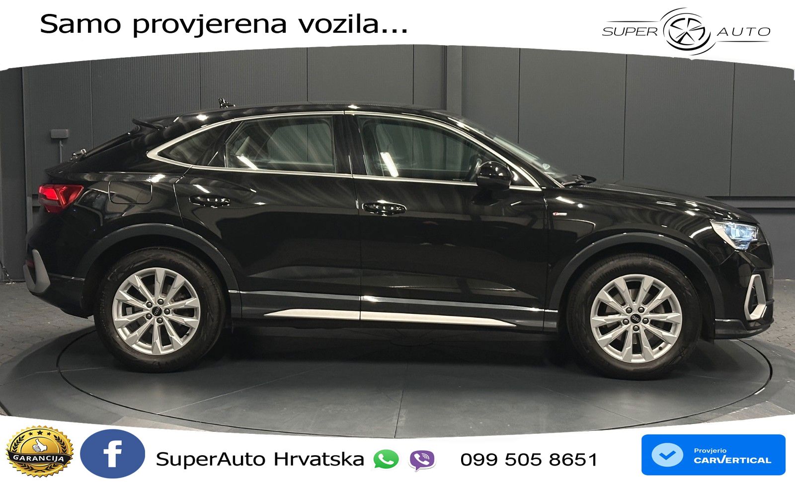 Audi Q3 Sportback 35 TDI (150 KS) S tronic S line LED+GR SJED+ACC