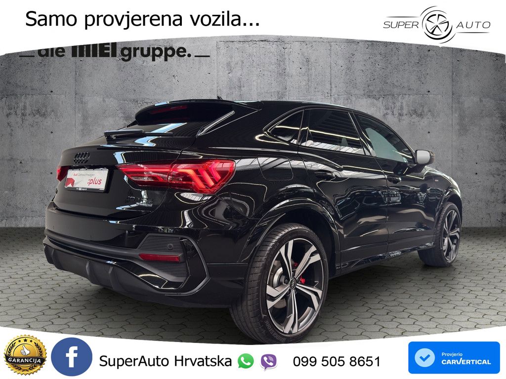 Audi Q3 Sportback 40 TFSI (190 KS) quattro S tronic S line MATRIX+GR SJED+KAM