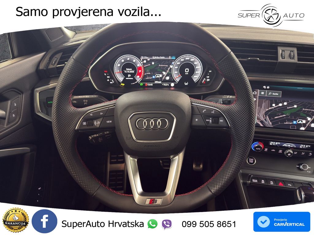 Audi Q3 Sportback 40 TFSI (190 KS) quattro S tronic S line MATRIX+GR SJED+KAM