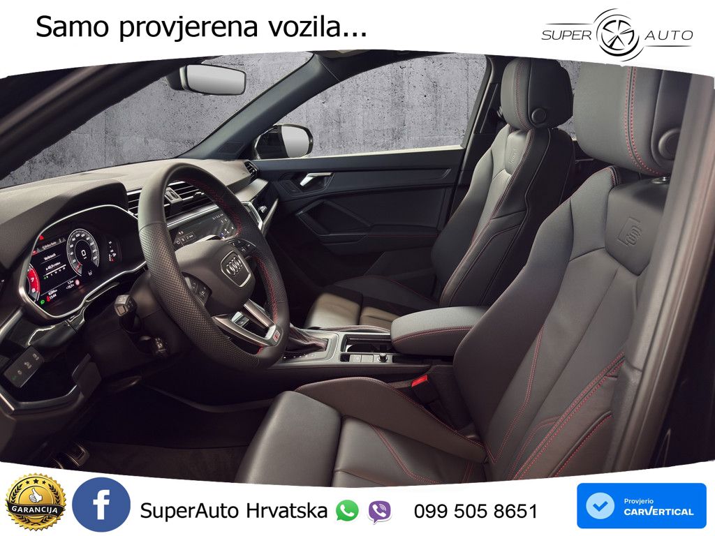 Audi Q3 Sportback 40 TFSI (190 KS) quattro S tronic S line MATRIX+GR SJED+KAM