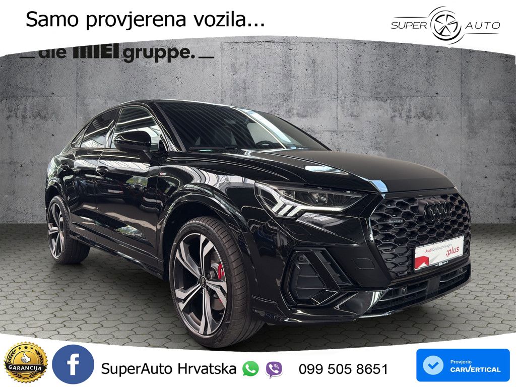 Audi Q3 Sportback 40 TFSI (190 KS) quattro S tronic S line MATRIX+GR SJED+KAM
