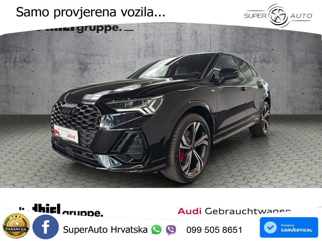 Audi Q3 Sportback 40 TFSI (190 KS) quattro S tronic S line MATRIX+GR SJED+KAM