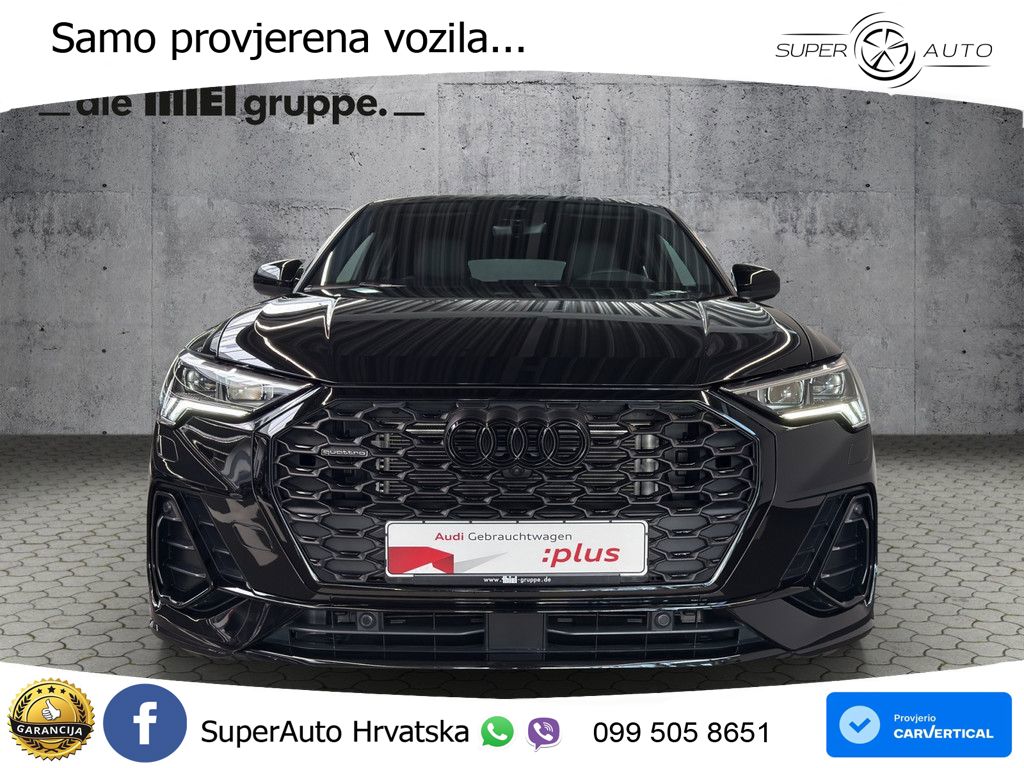 Audi Q3 Sportback 40 TFSI (190 KS) quattro S tronic S line MATRIX+GR SJED+KAM