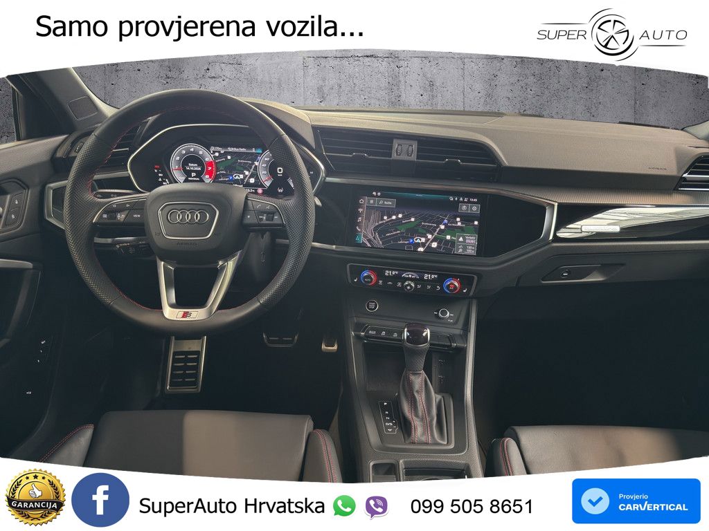Audi Q3 Sportback 40 TFSI (190 KS) quattro S tronic S line MATRIX+GR SJED+KAM