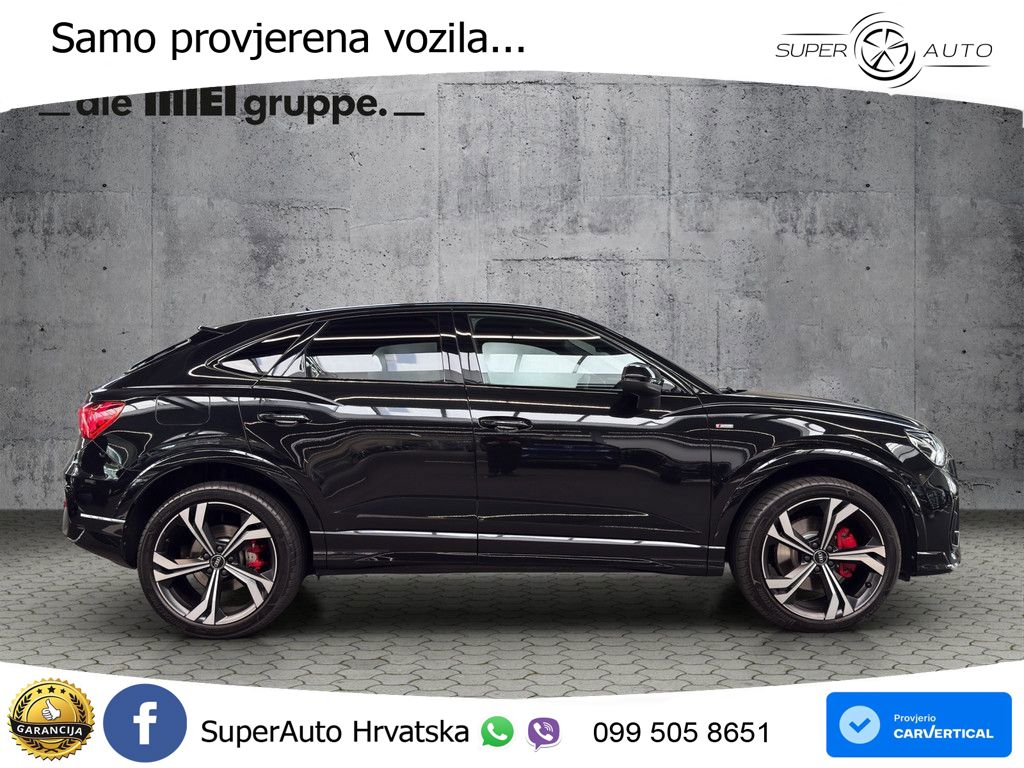 Audi Q3 Sportback 40 TFSI (190 KS) quattro S tronic S line MATRIX+GR SJED+KAM