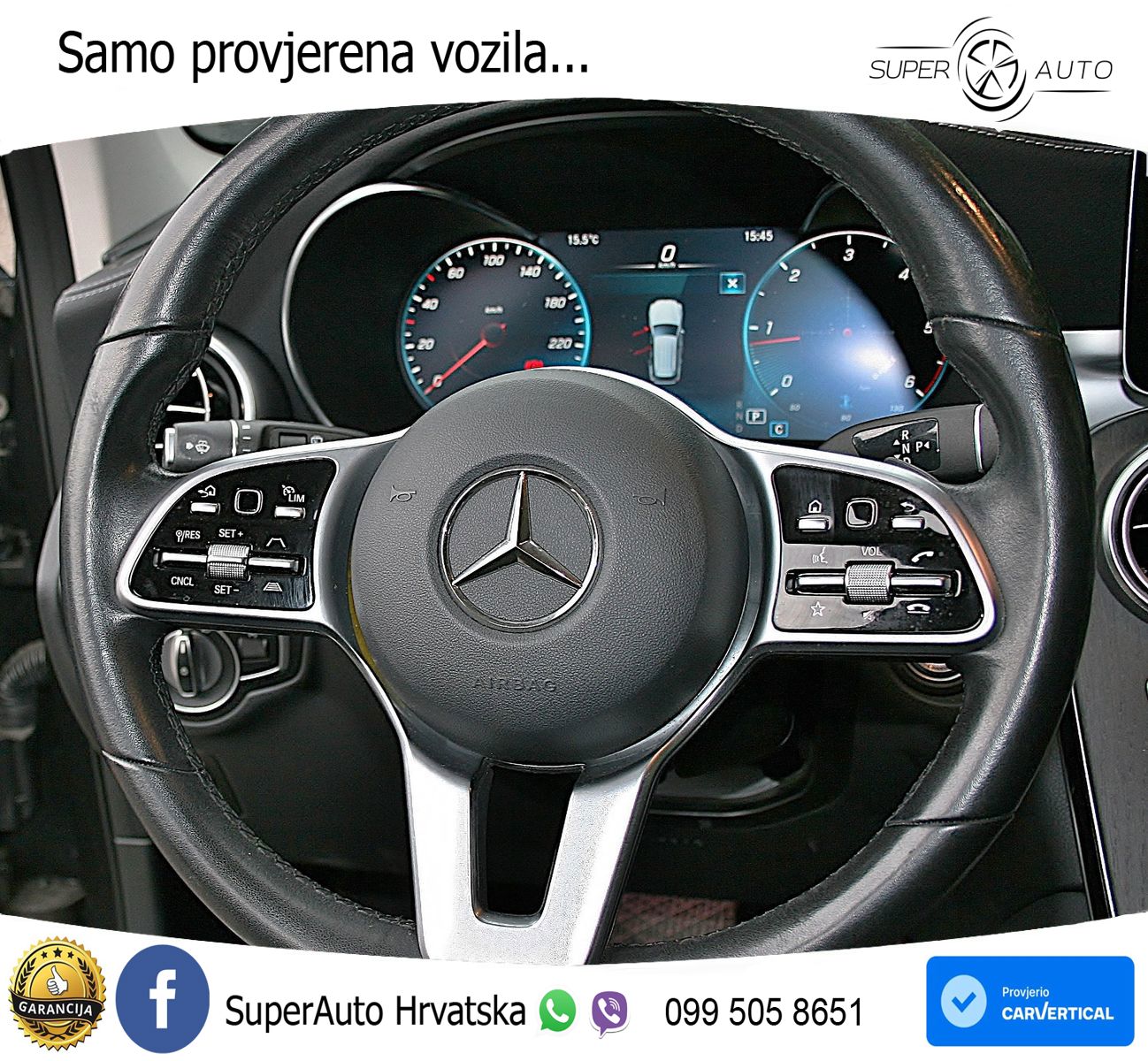 Mercedes GLC 220d (194 KS) 4MATIC G-TRONIC LED+GR SJED+ACC