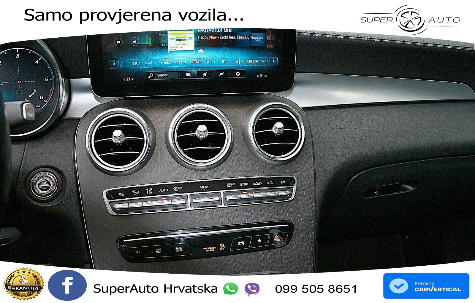Mercedes GLC 220d (194 KS) 4MATIC G-TRONIC LED+GR SJED+ACC