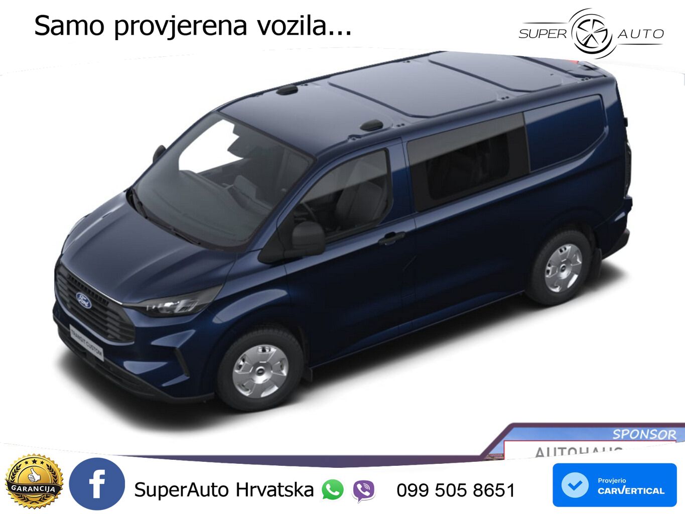 Ford Transit Custom DCiV Trend L1 SHZ Kam UVP-38%* 150 KS