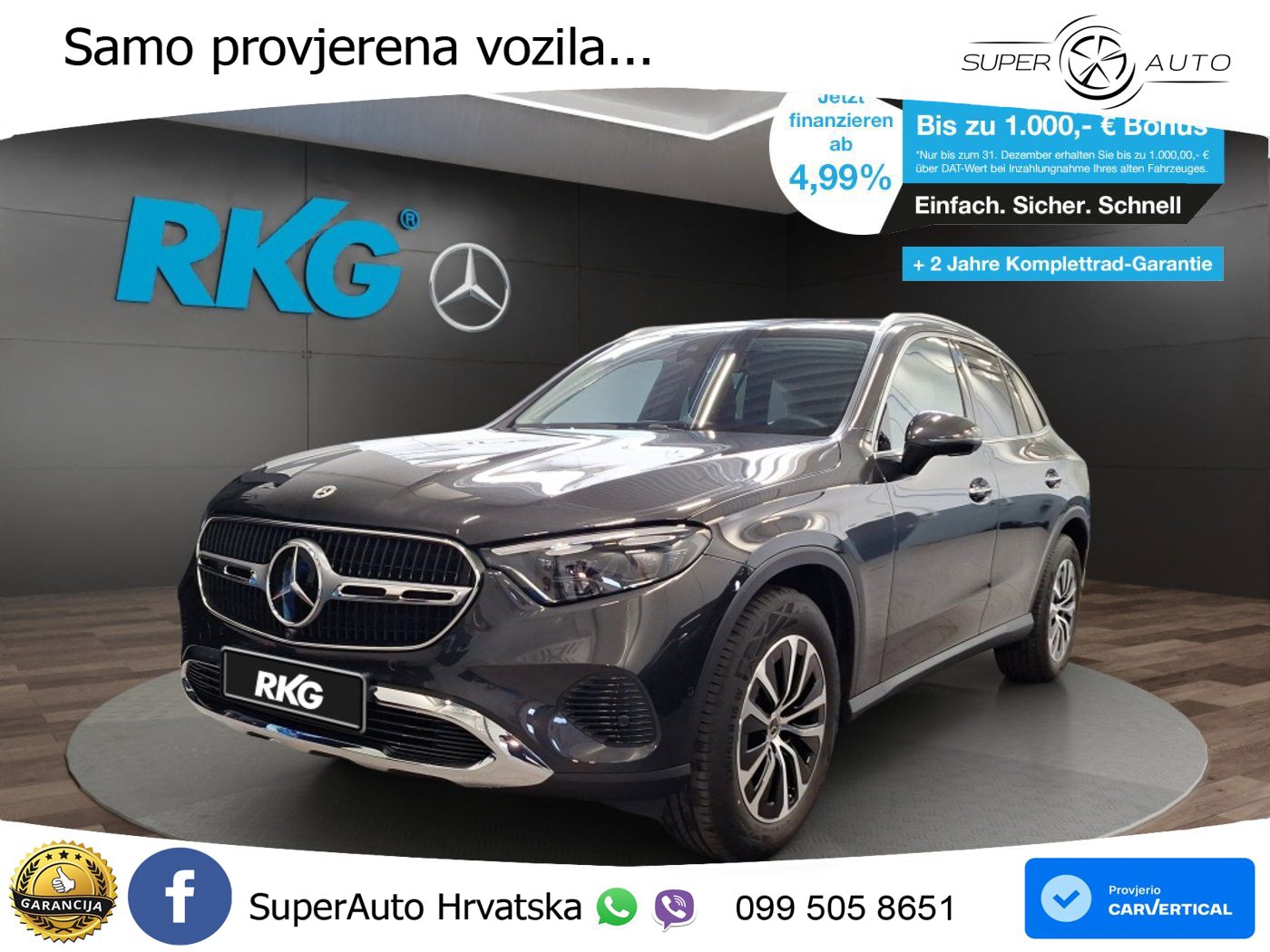 Mercedes GLC 200 (204 KS) 4MATIC 9G-TRONIC Avantgarde LED+GR SJED+ACC