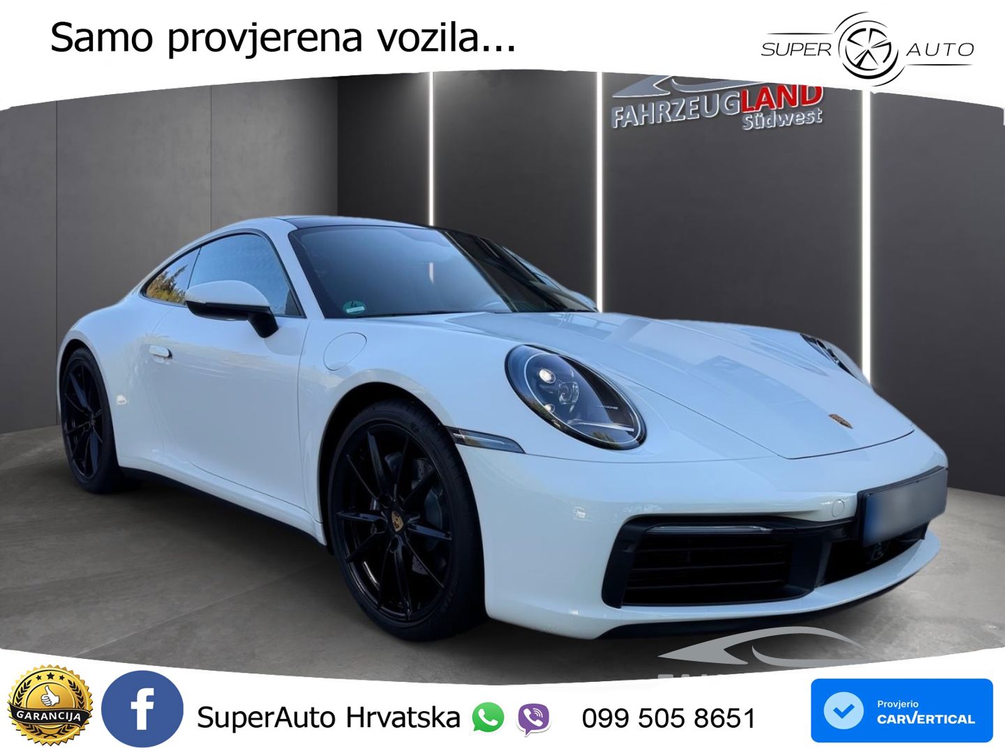 Porsche 911 Carrera 3.0 (385 KS) PDK LED+GR SJED+ACC