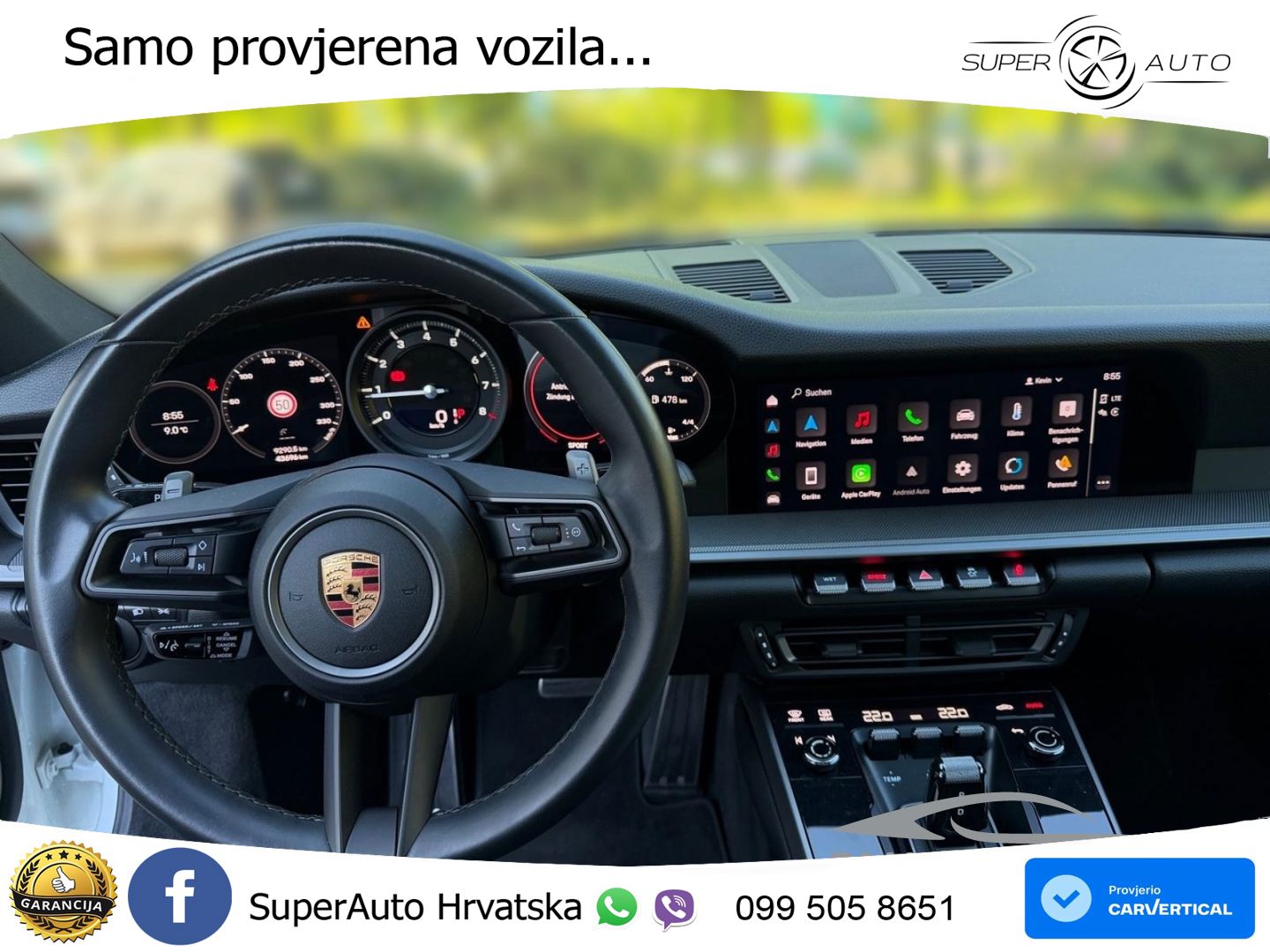 Porsche 911 Carrera 3.0 (385 KS) PDK LED+GR SJED+ACC