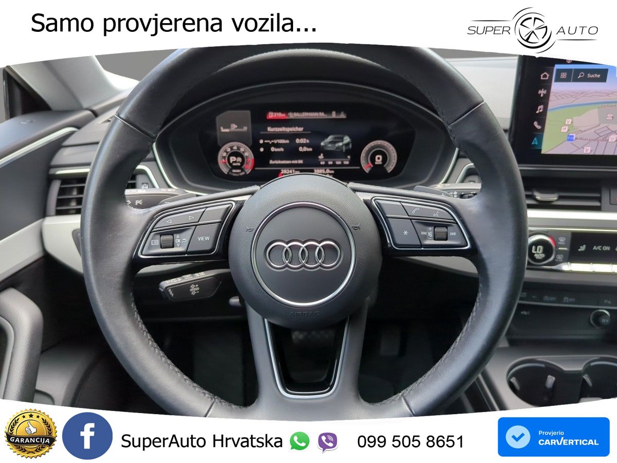 Audi A5 Sportback 45 TFSI (265 KS) quattro S tronic