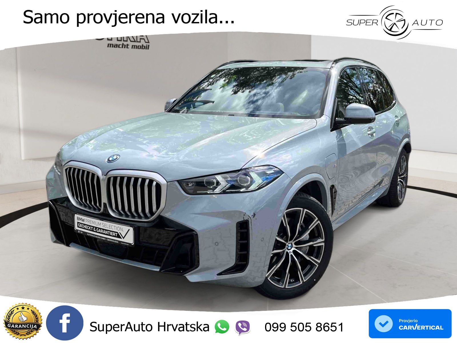 BMW X5 50e (489 KS) xDrive Steptronic M Sport LED+GR SJED+ACC