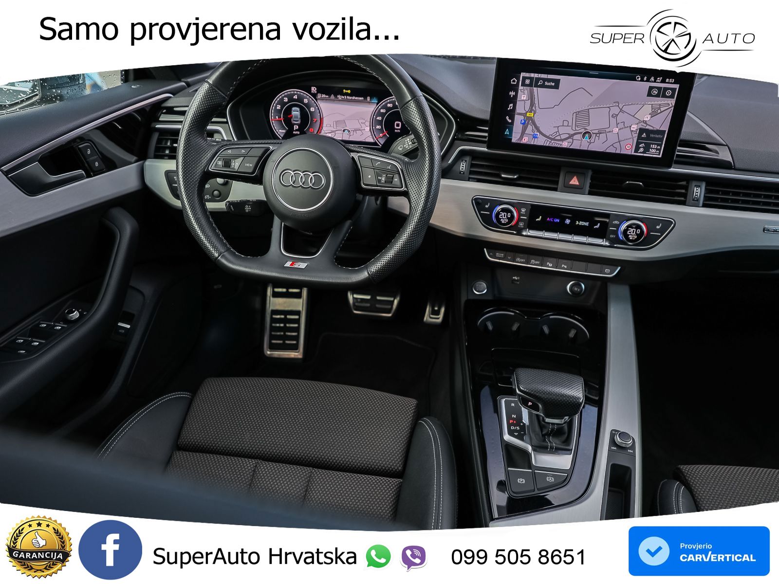 Audi A5 Sportback 45 TFSI (265 KS) quattro S tronic S line MATRIX+GR SJED+KAM