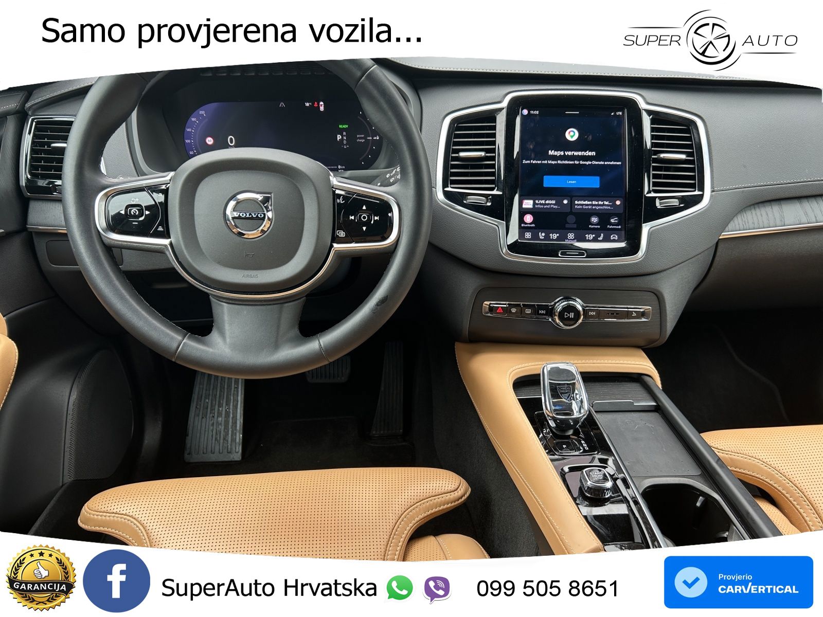Volvo XC90 2.0 T8 AWD Automatic ZRAČNI+ACC+4xGR SJED+KAM