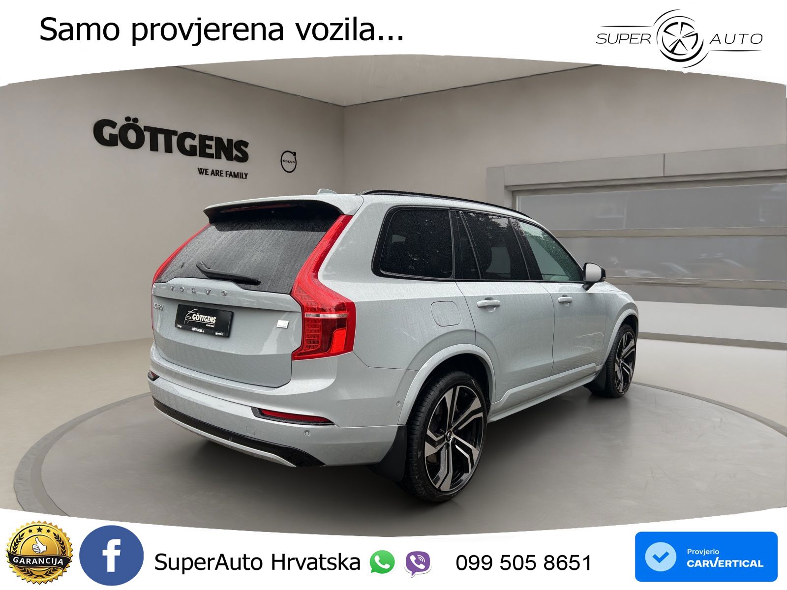 Volvo XC90 2.0 T8 AWD Automatic ZRAČNI+ACC+4xGR SJED+KAM