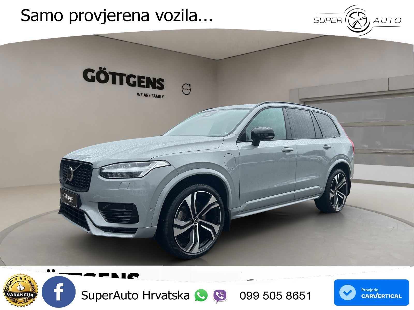 Volvo XC90 2.0 T8 AWD Automatic ZRAČNI+ACC+4xGR SJED+KAM