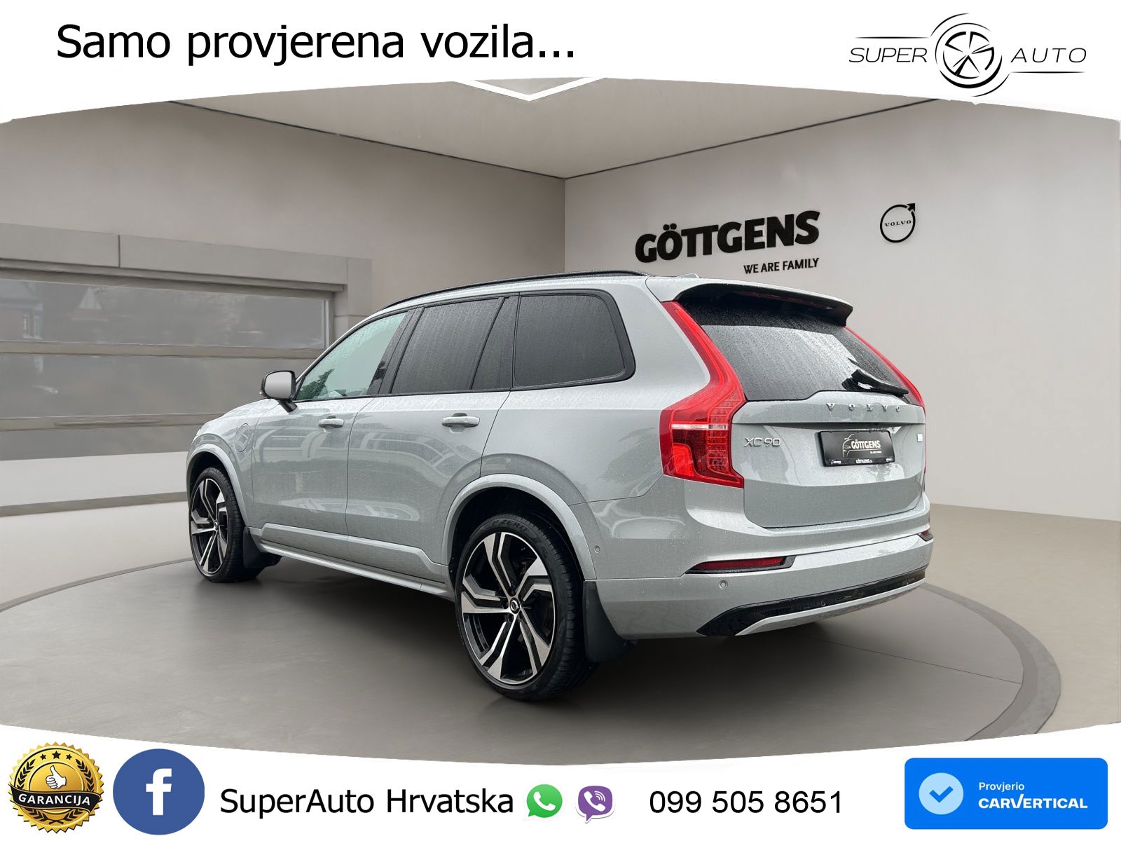 Volvo XC90 2.0 T8 AWD Automatic ZRAČNI+ACC+4xGR SJED+KAM