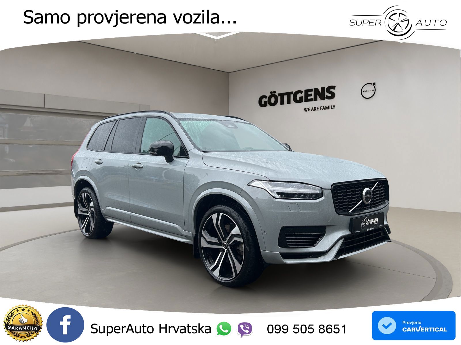 Volvo XC90 2.0 T8 AWD Automatic ZRAČNI+ACC+4xGR SJED+KAM