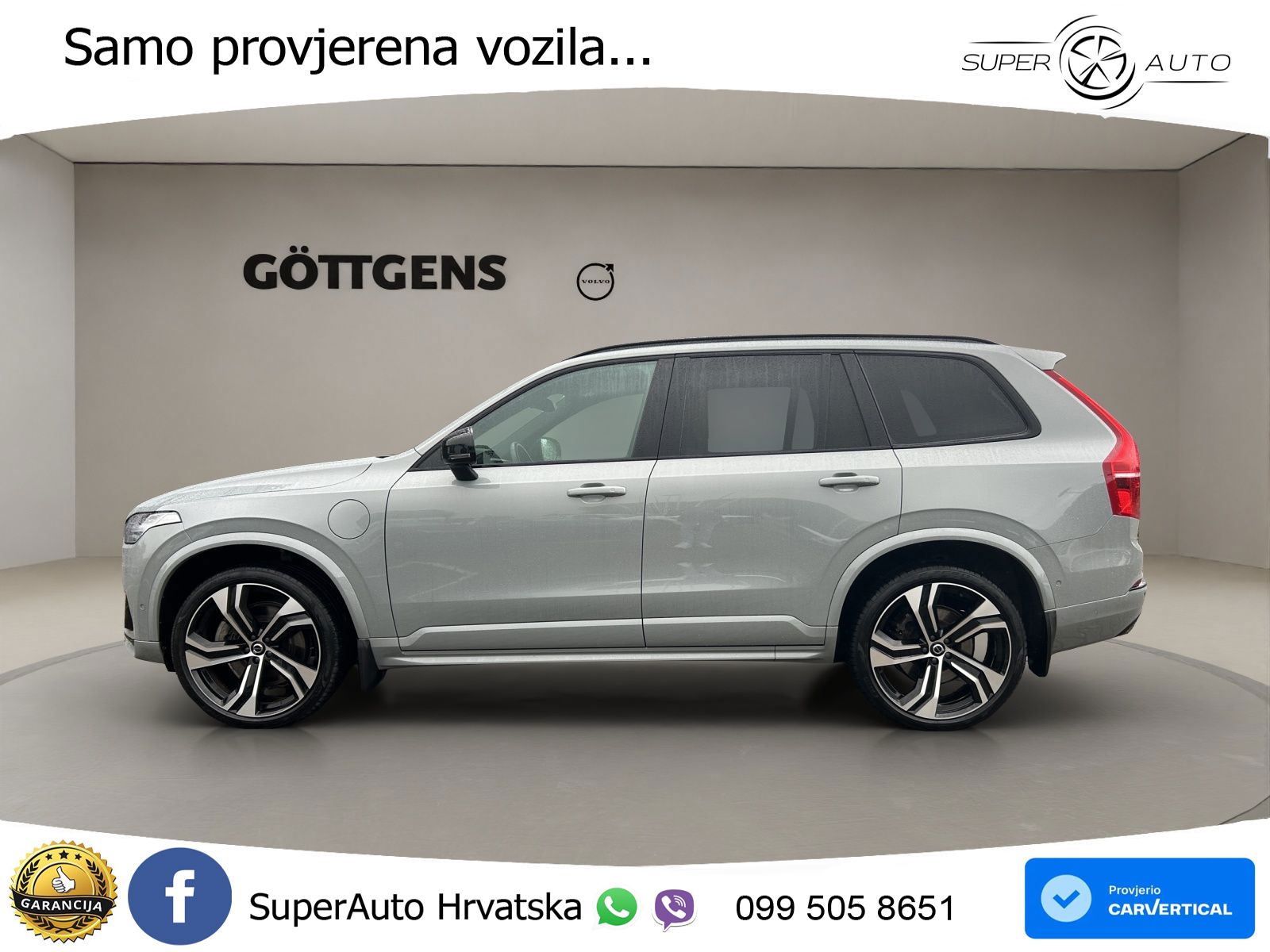 Volvo XC90 2.0 T8 AWD Automatic ZRAČNI+ACC+4xGR SJED+KAM