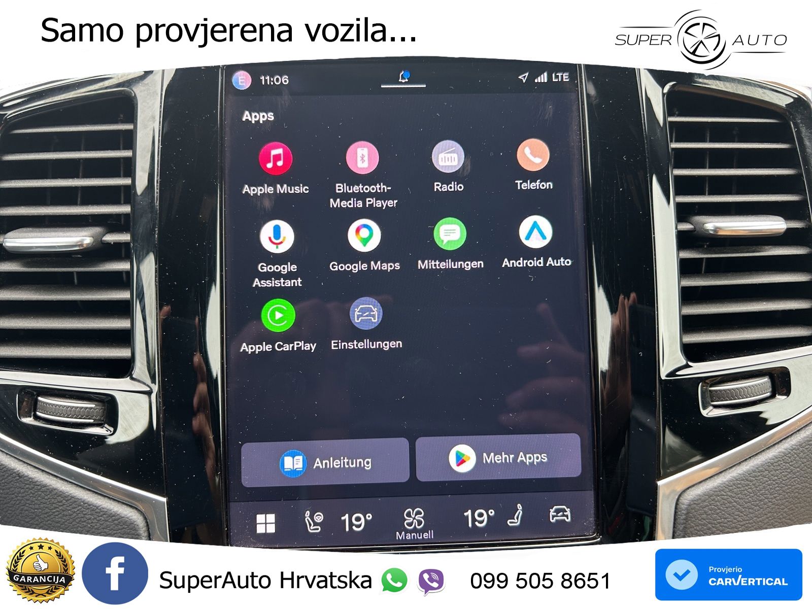 Volvo XC90 2.0 T8 AWD Automatic ZRAČNI+ACC+4xGR SJED+KAM