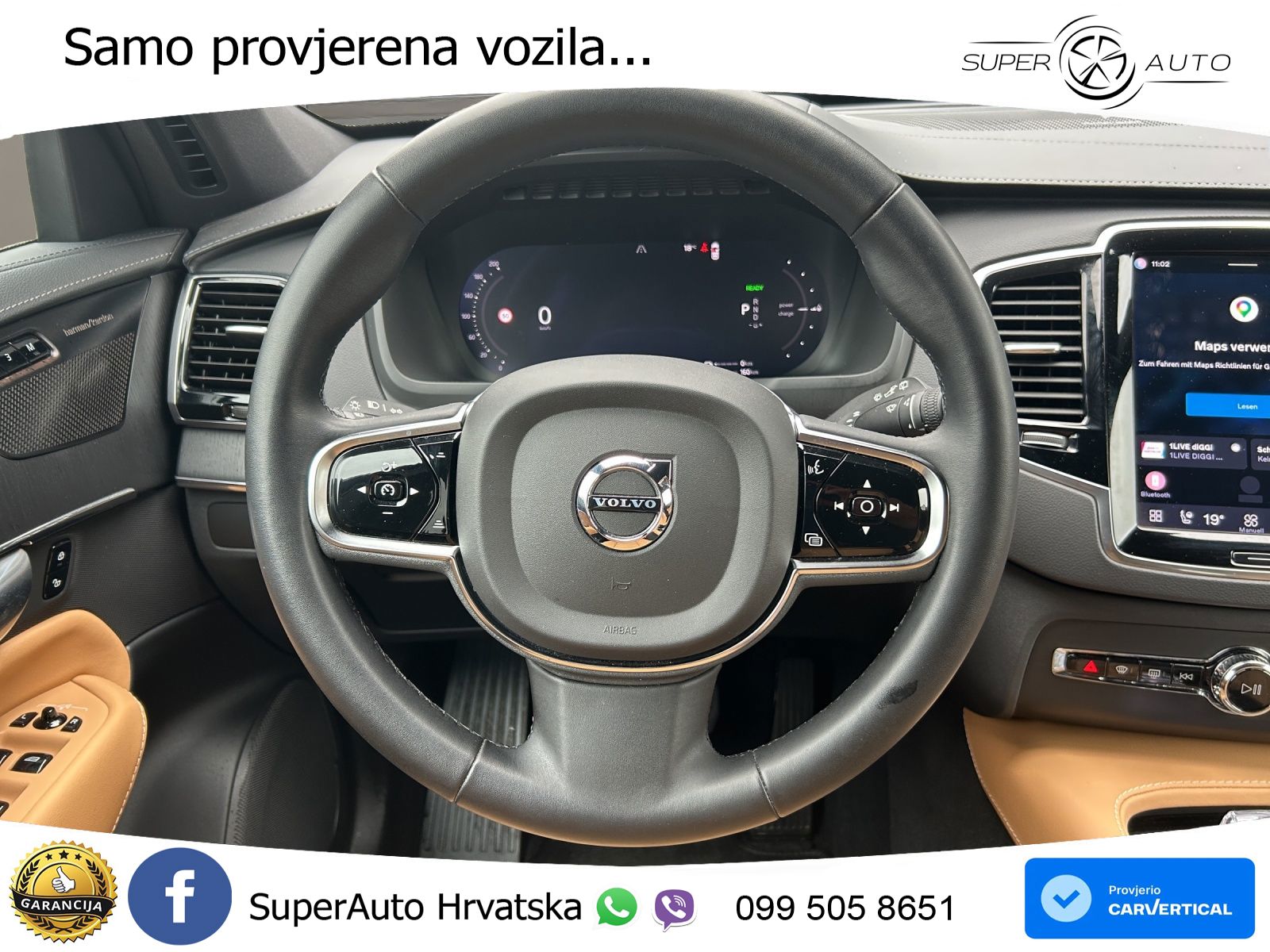 Volvo XC90 2.0 T8 AWD Automatic ZRAČNI+ACC+4xGR SJED+KAM