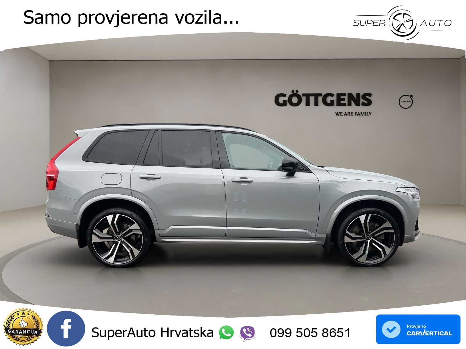 Volvo XC90 2.0 T8 AWD Automatic ZRAČNI+ACC+4xGR SJED+KAM