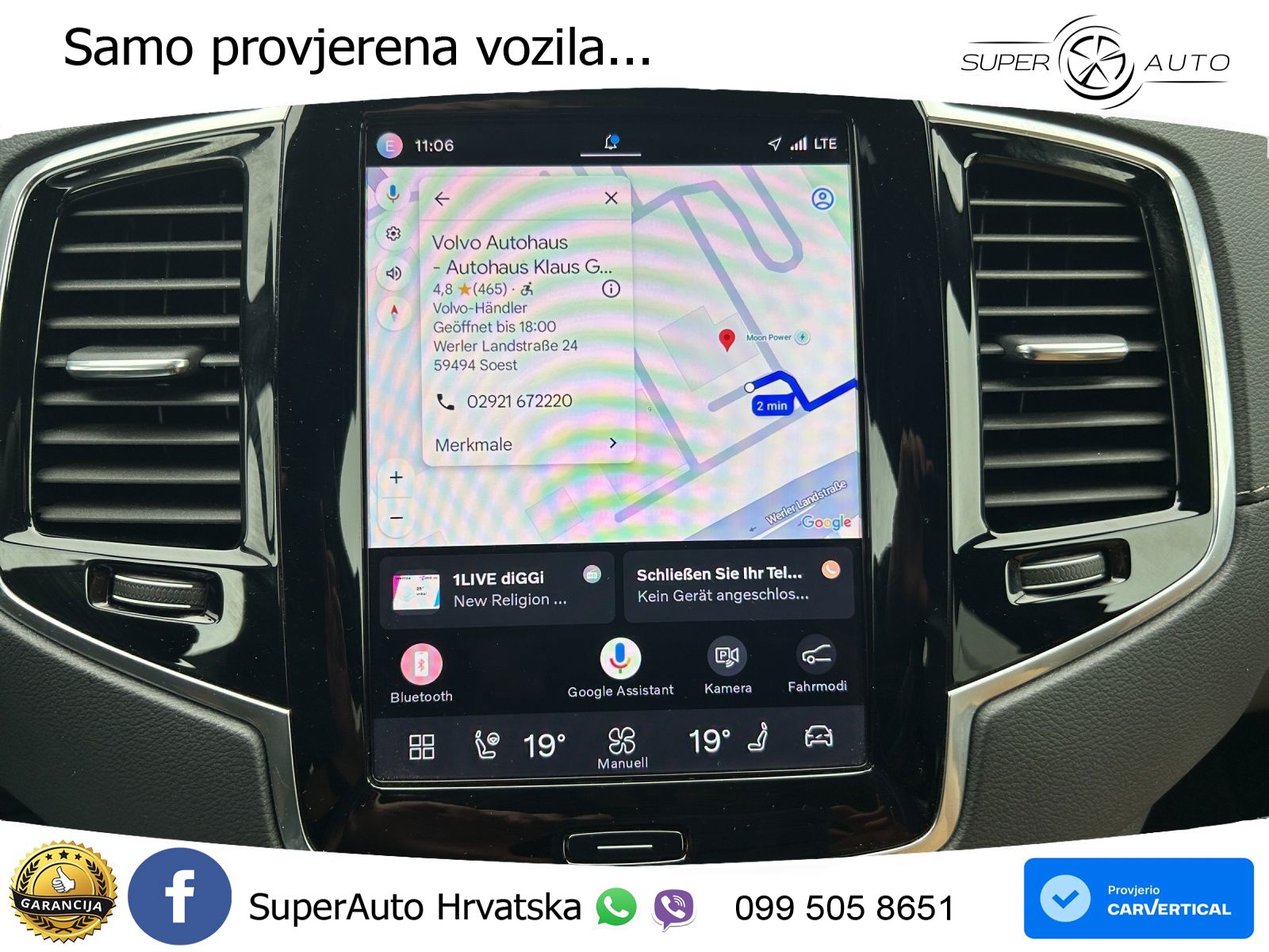 Volvo XC90 2.0 T8 AWD Automatic ZRAČNI+ACC+4xGR SJED+KAM