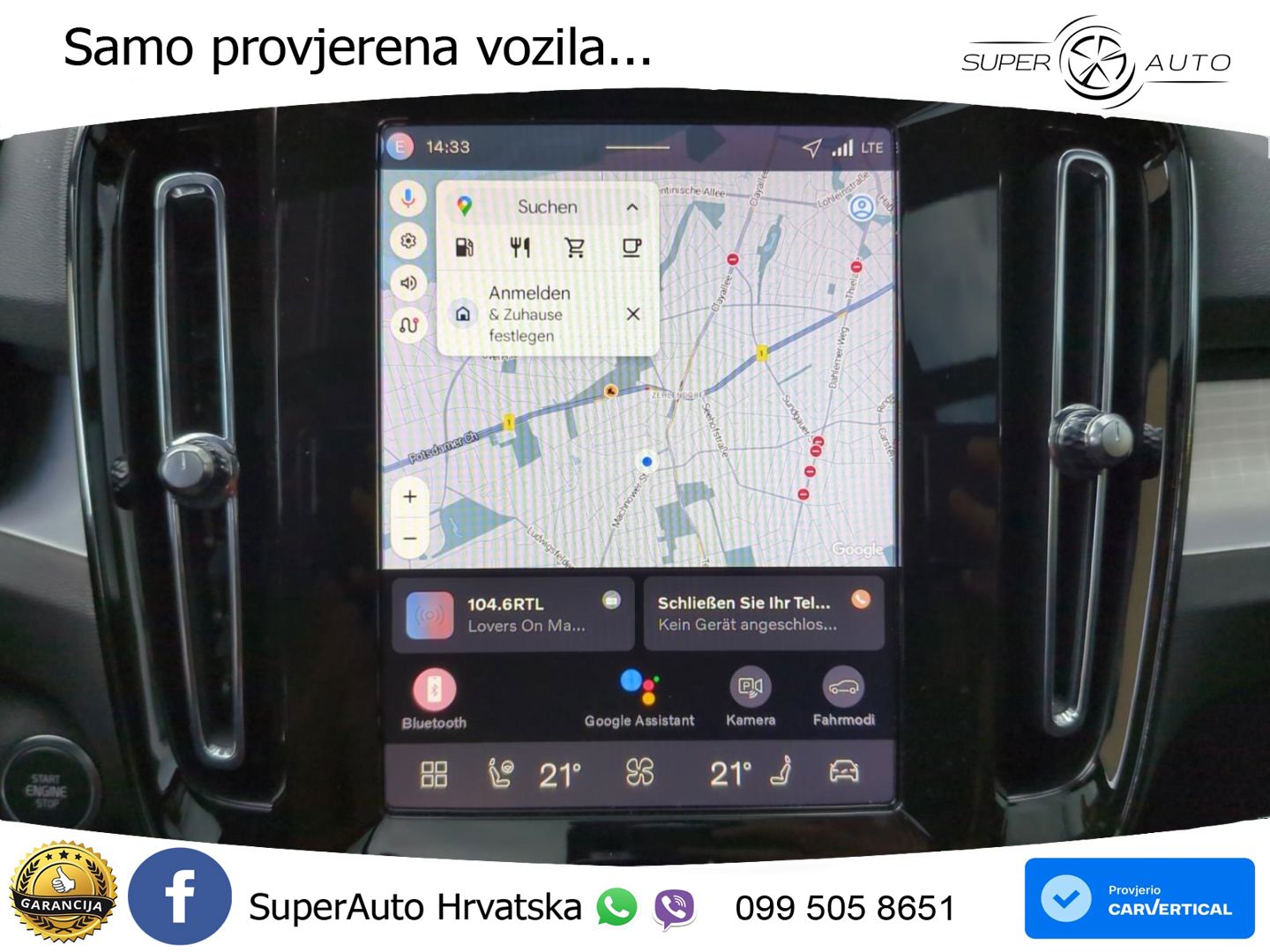 Volvo XC40 2.0 B3 163 KS Automatic ACC+GR SJED+360+PANO
