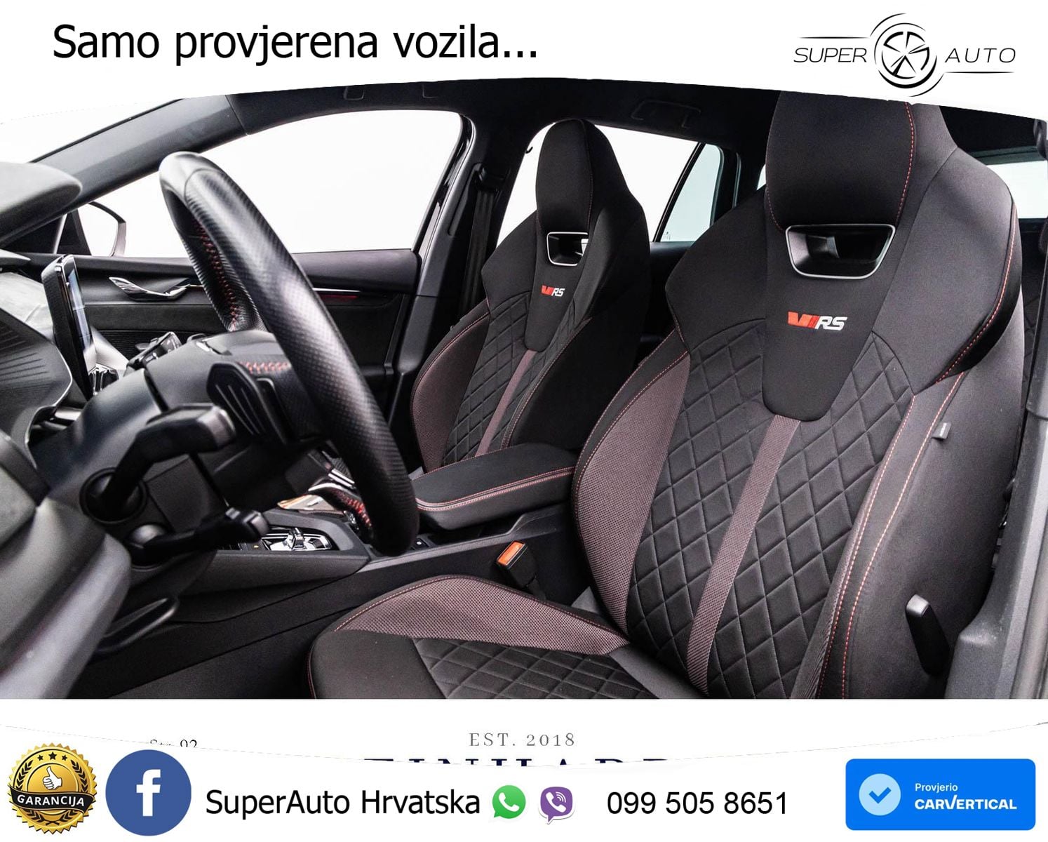 Škoda Octavia Combi RS 2.0 TDI (200 KS) DSG LED+GR SJED+ACC