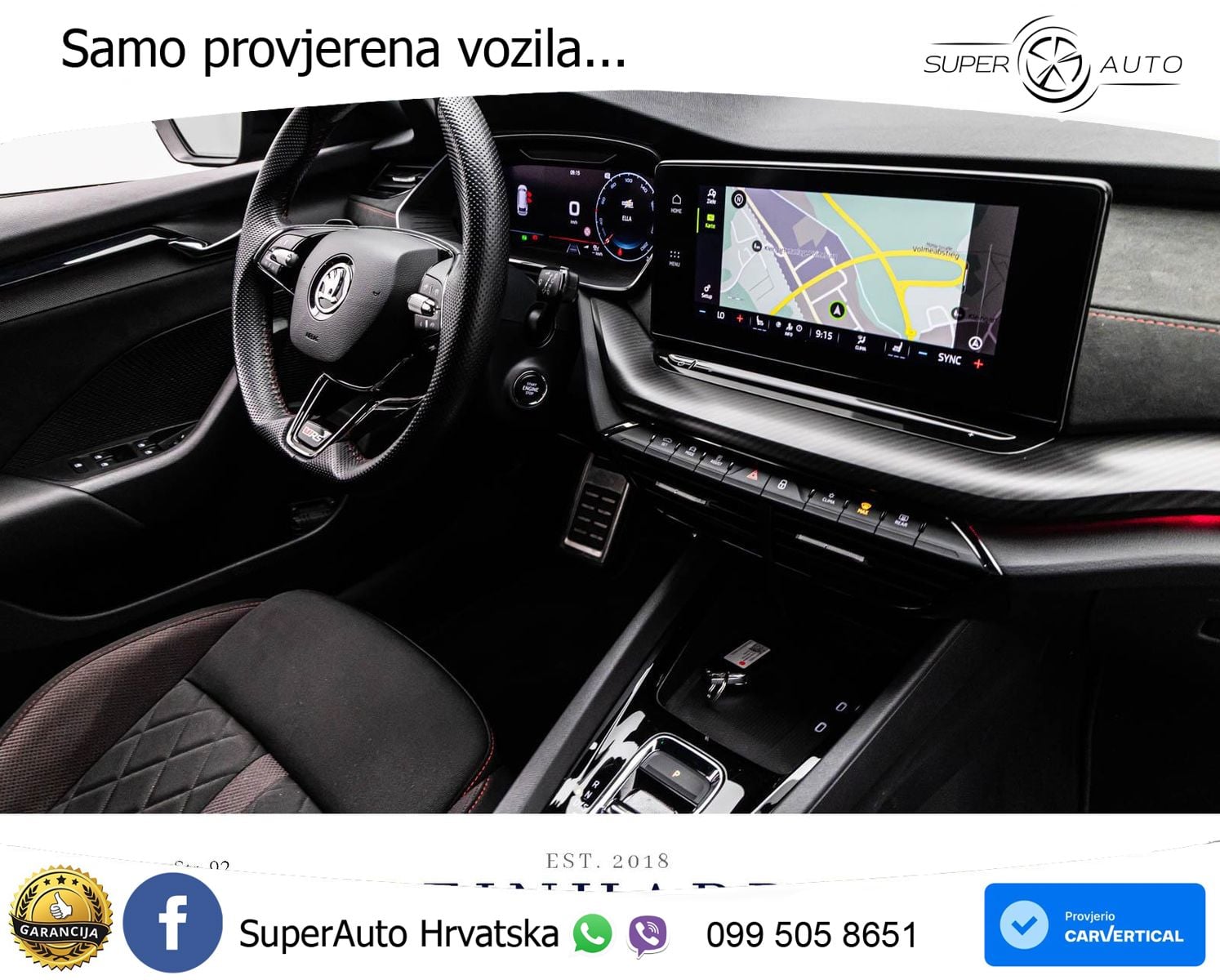 Škoda Octavia Combi RS 2.0 TDI (200 KS) DSG LED+GR SJED+ACC