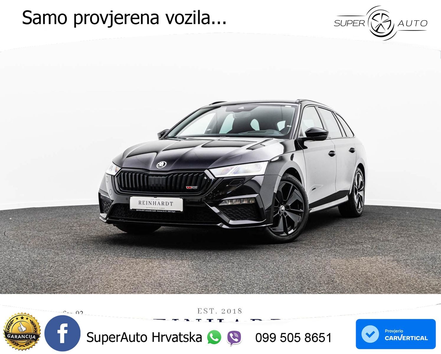Škoda Octavia Combi RS 2.0 TDI (200 KS) DSG LED+GR SJED+ACC