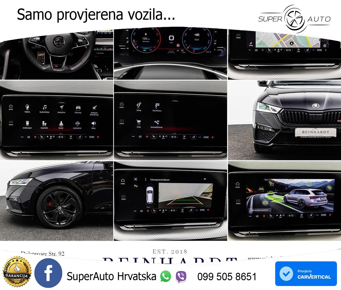 Škoda Octavia Combi RS 2.0 TDI (200 KS) DSG LED+GR SJED+ACC