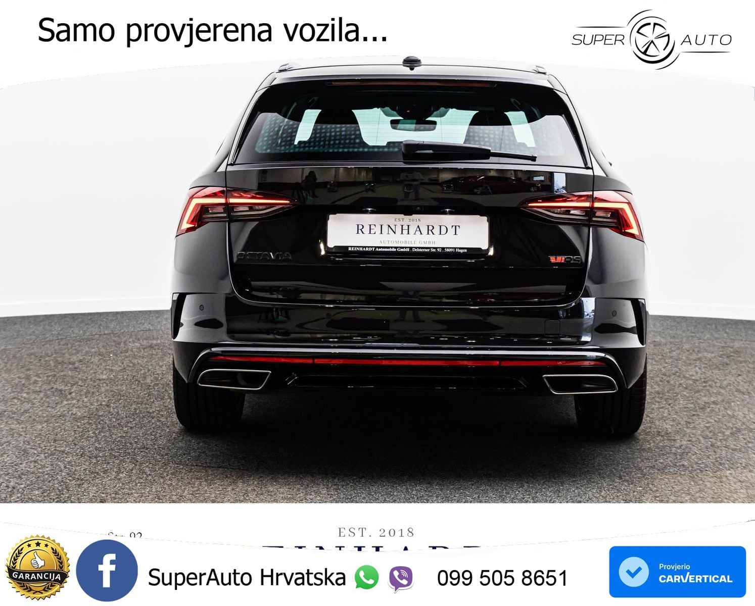 Škoda Octavia Combi RS 2.0 TDI (200 KS) DSG LED+GR SJED+ACC