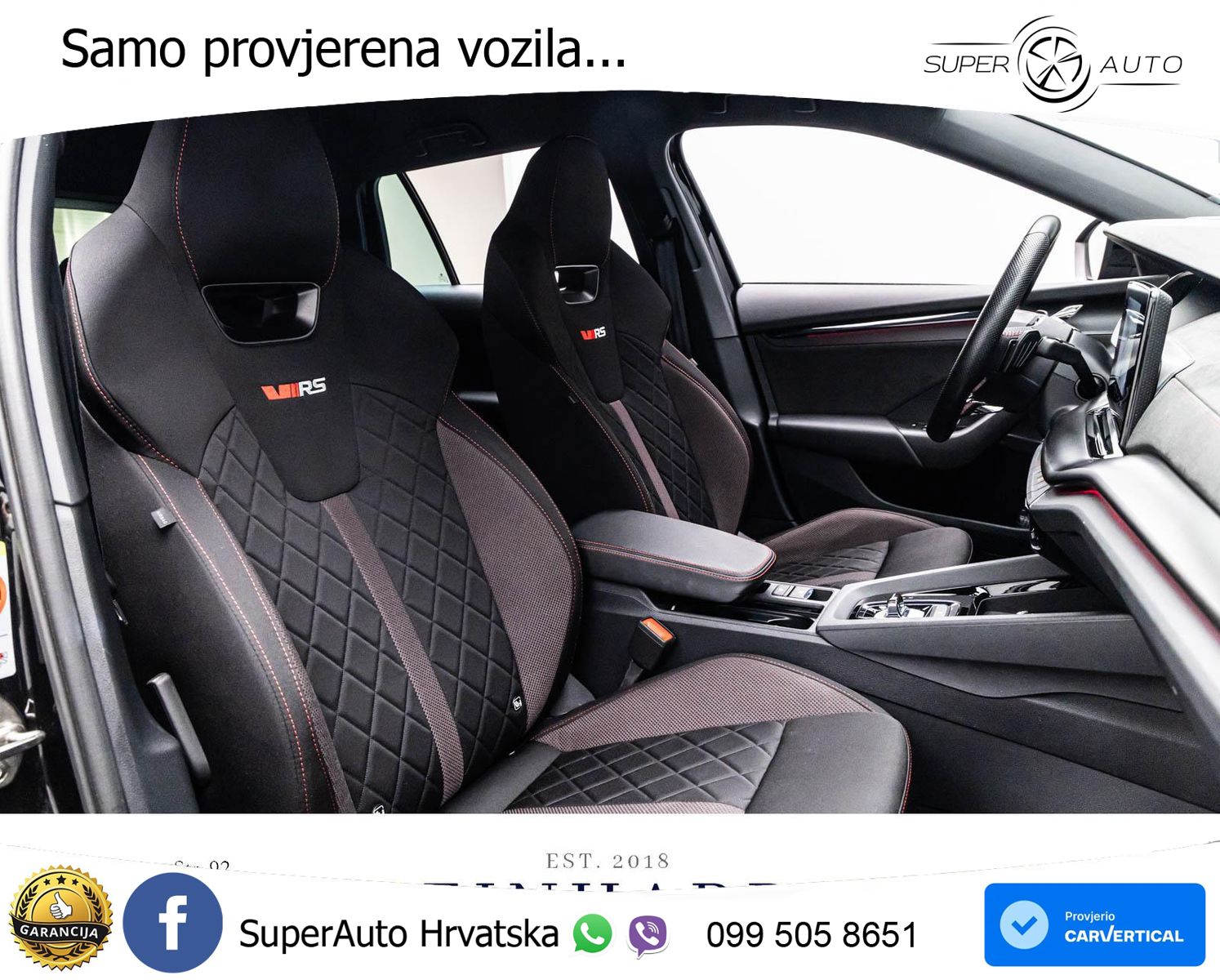 Škoda Octavia Combi RS 2.0 TDI (200 KS) DSG LED+GR SJED+ACC