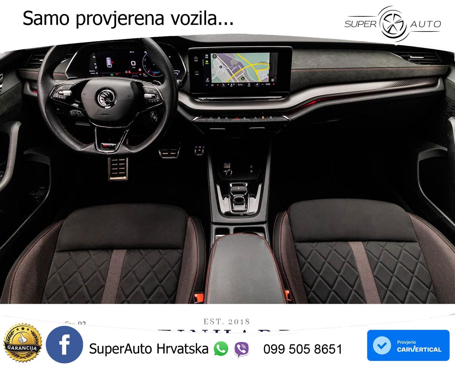 Škoda Octavia Combi RS 2.0 TDI (200 KS) DSG LED+GR SJED+ACC