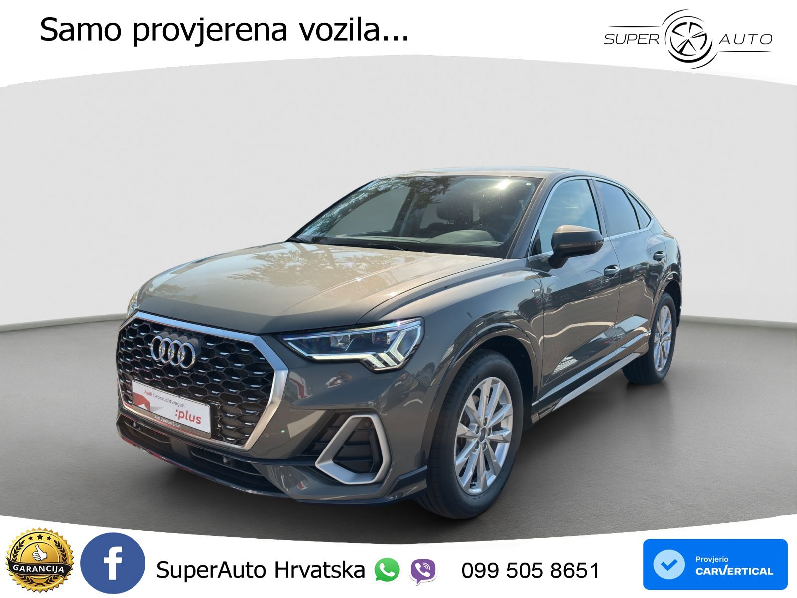Audi Q3 II Sportback 35 TFSI (150 KS) S tronic S line LED+GR SJED+ACC