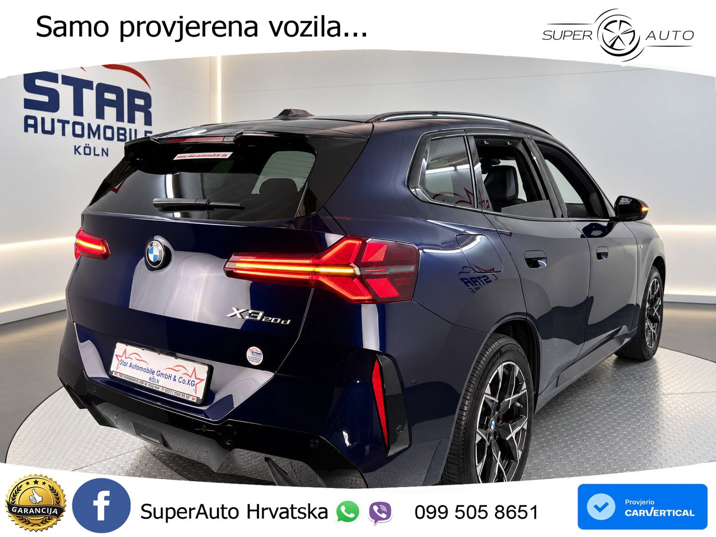 BMW X3 20d xDrive Steptronic M Sport LED+GR SJED+ACC