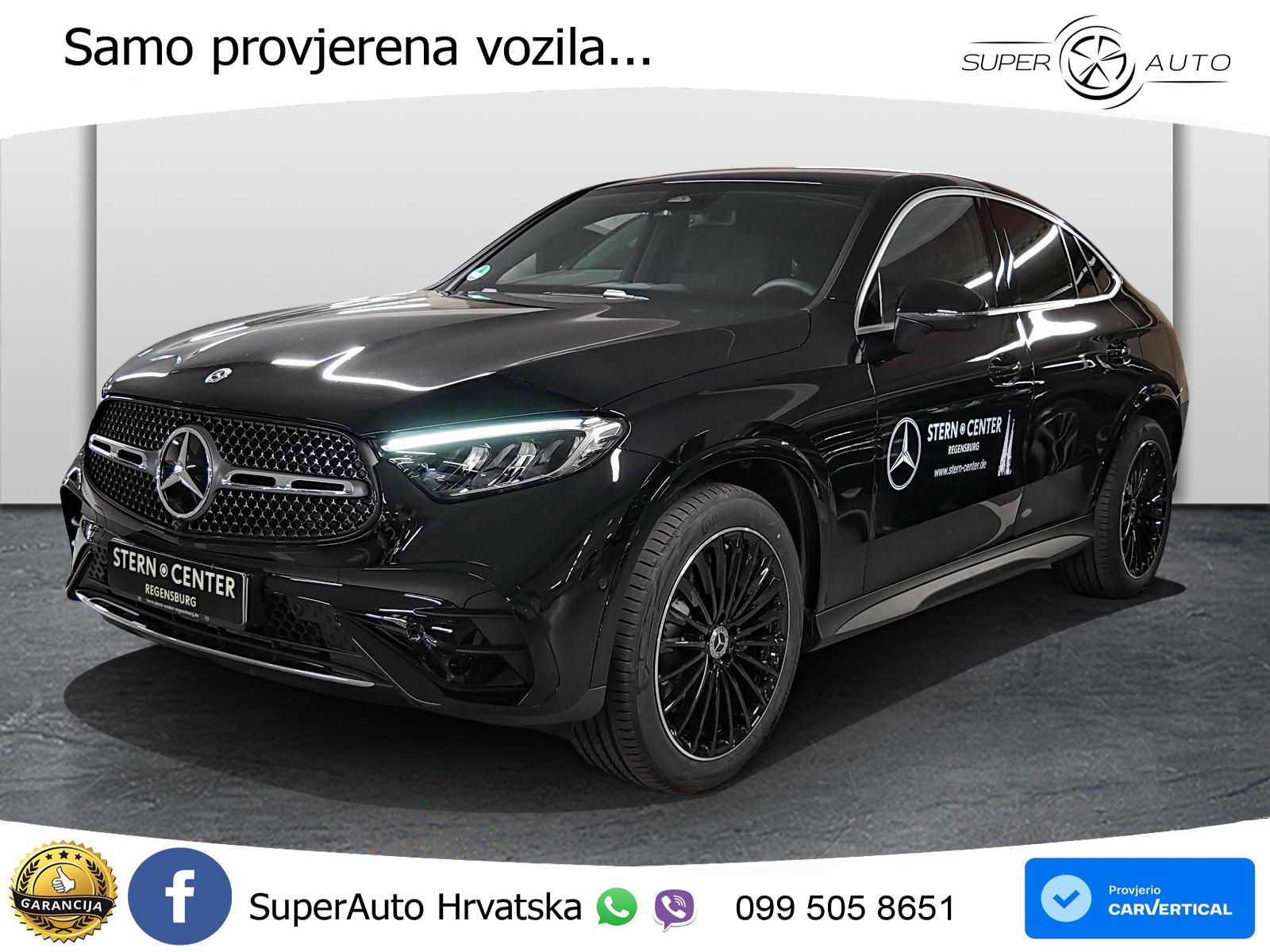 Mercedes GLC Coupe 450d (367 KS) 4MATIC 9G-TRONIC AMG LED+GR SJED+ACC