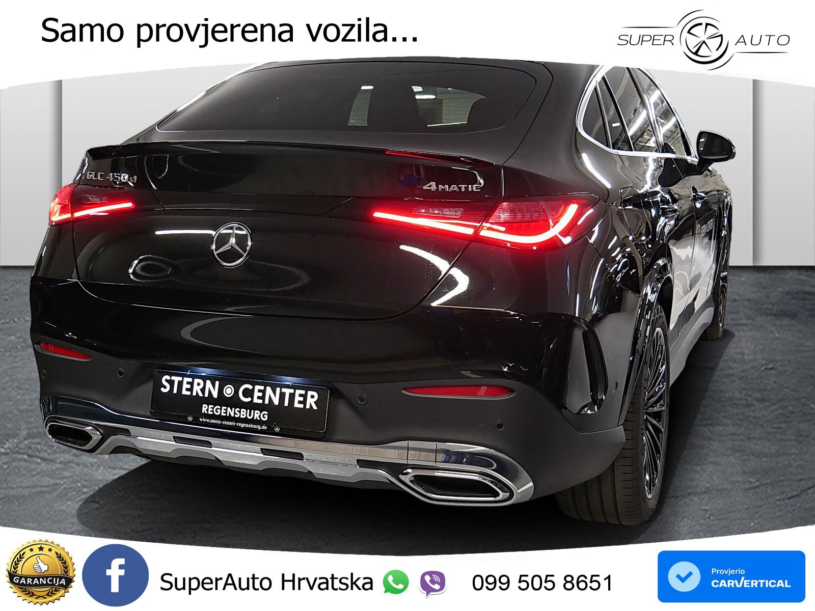 Mercedes GLC Coupe 450d (367 KS) 4MATIC 9G-TRONIC AMG LED+GR SJED+ACC