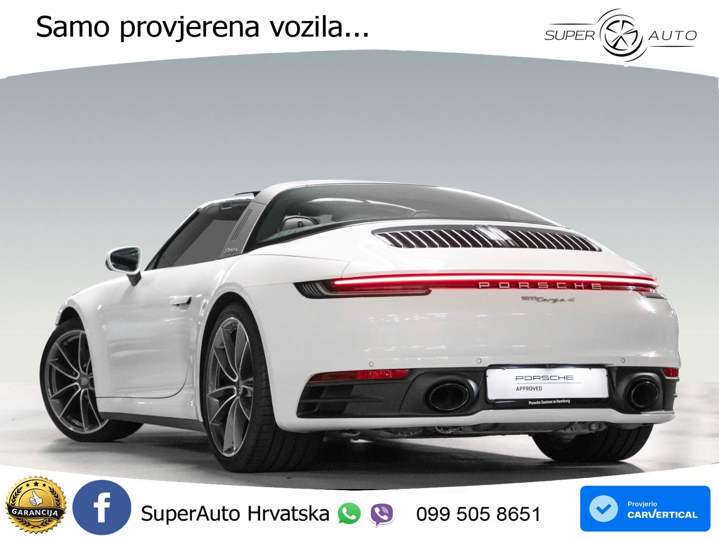 Porsche 911 Targa 4 3.0 (385 KS) PDK LED+GR SJED+ACC