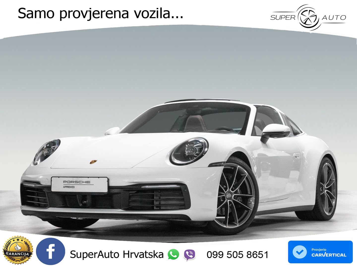 Porsche 911 Targa 4 3.0 (385 KS) PDK LED+GR SJED+ACC